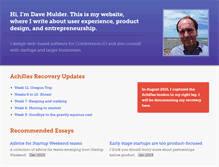 Tablet Screenshot of davemulder.com